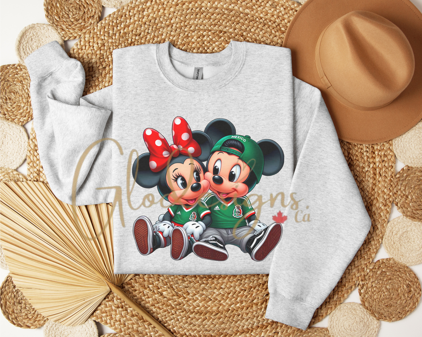 Mexican Minnie & Mickey Crewneck (Unisex).