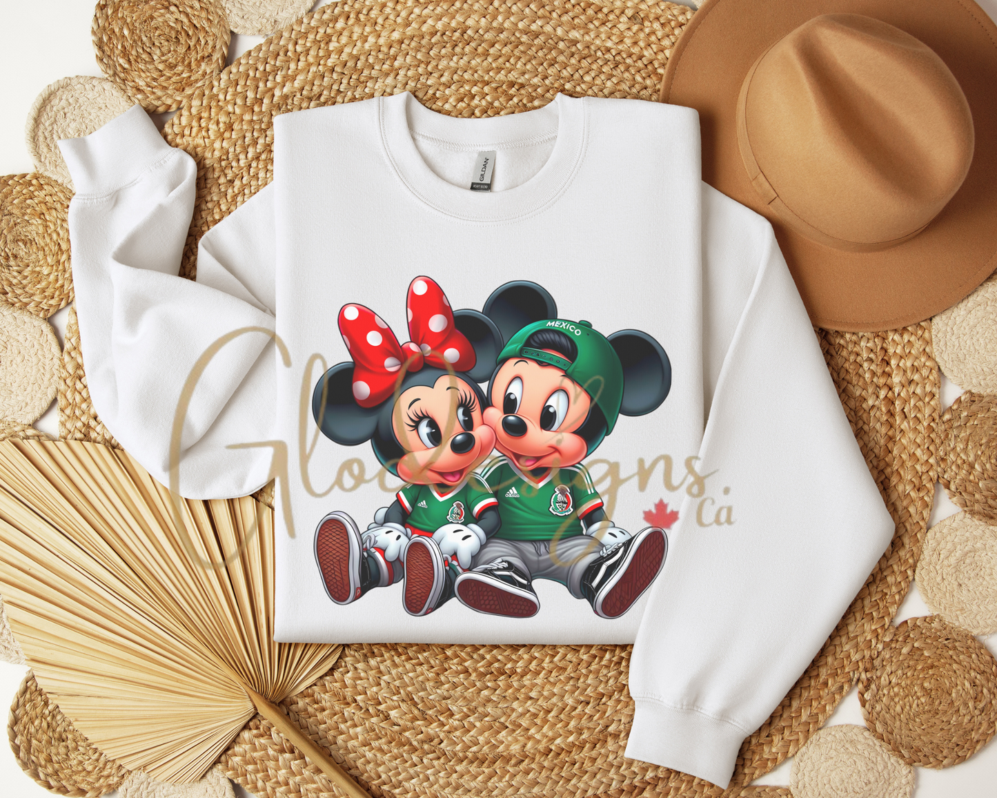 Mexican Minnie & Mickey Crewneck (Unisex).