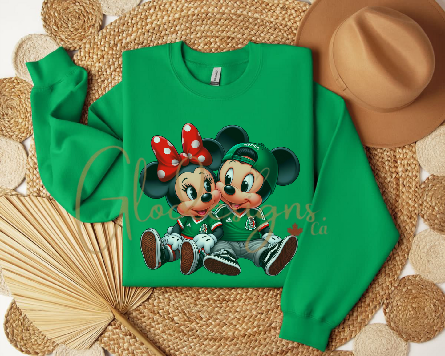 Mexican Minnie & Mickey Crewneck (Unisex).