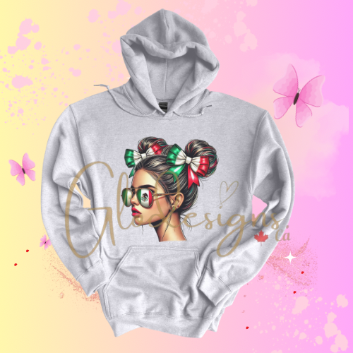 Mexican Girl Hoodie (Unisex).