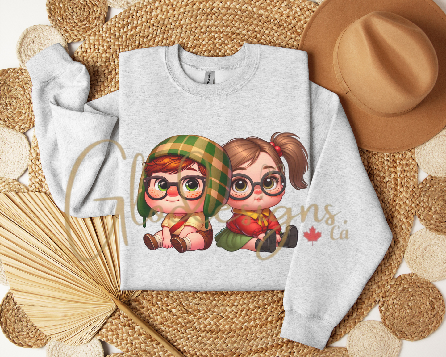 Mexican Chavito & Chilindrina Crewneck (Unisex).