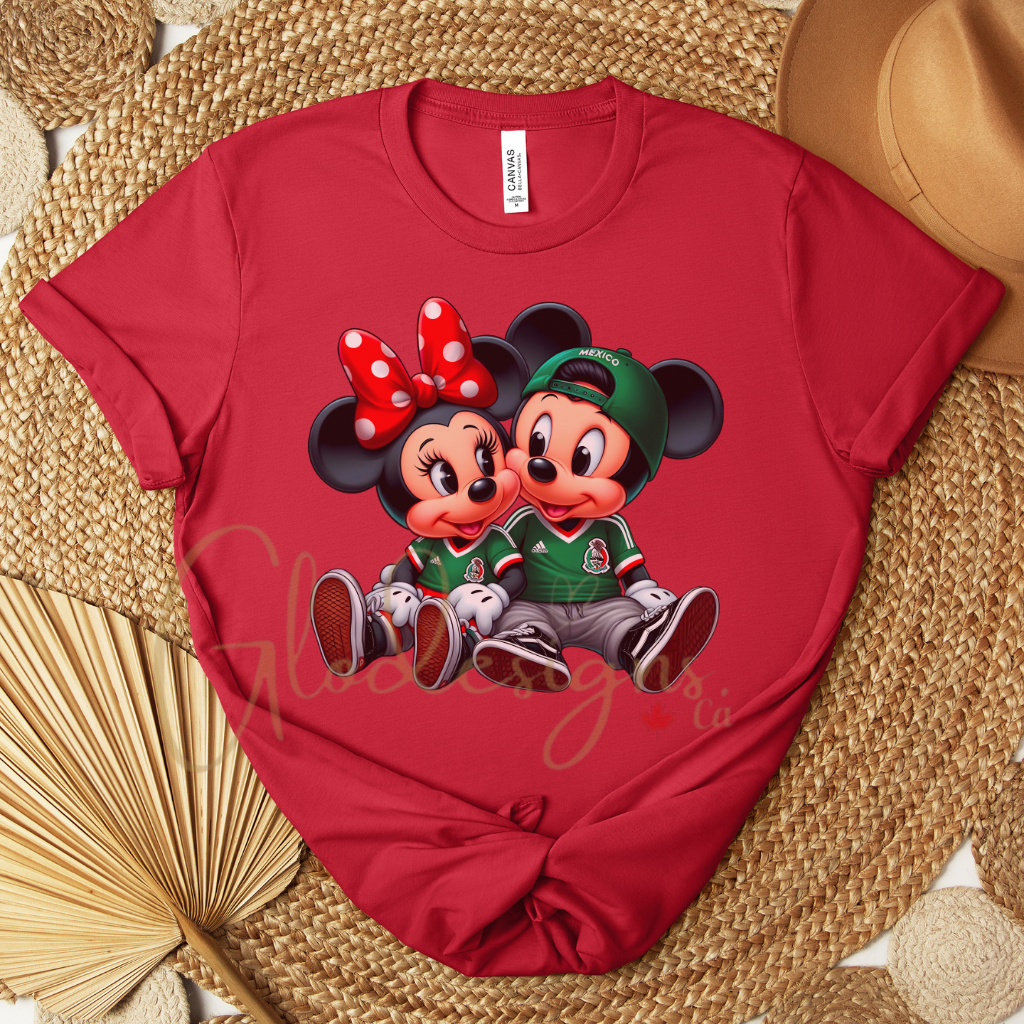 Mexican Minnie & Mickey💞 T-Shirt (Unisex).