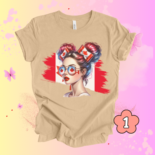 Canadian Girls #1 T-Shirt (Unisex).