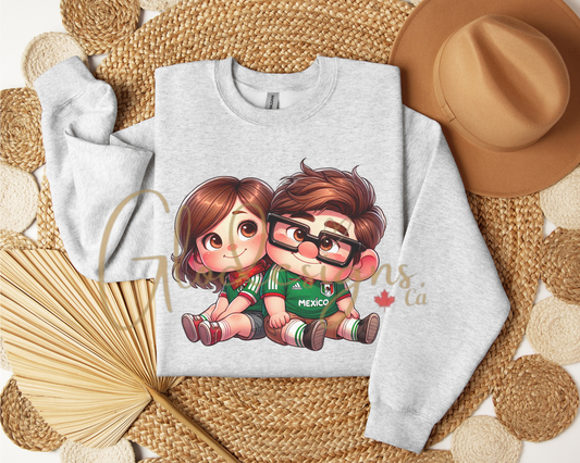 Ellie & Carl Mexican Crewneck (Unisex).