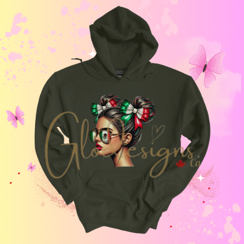 Mexican Girl Hoodie (Unisex).