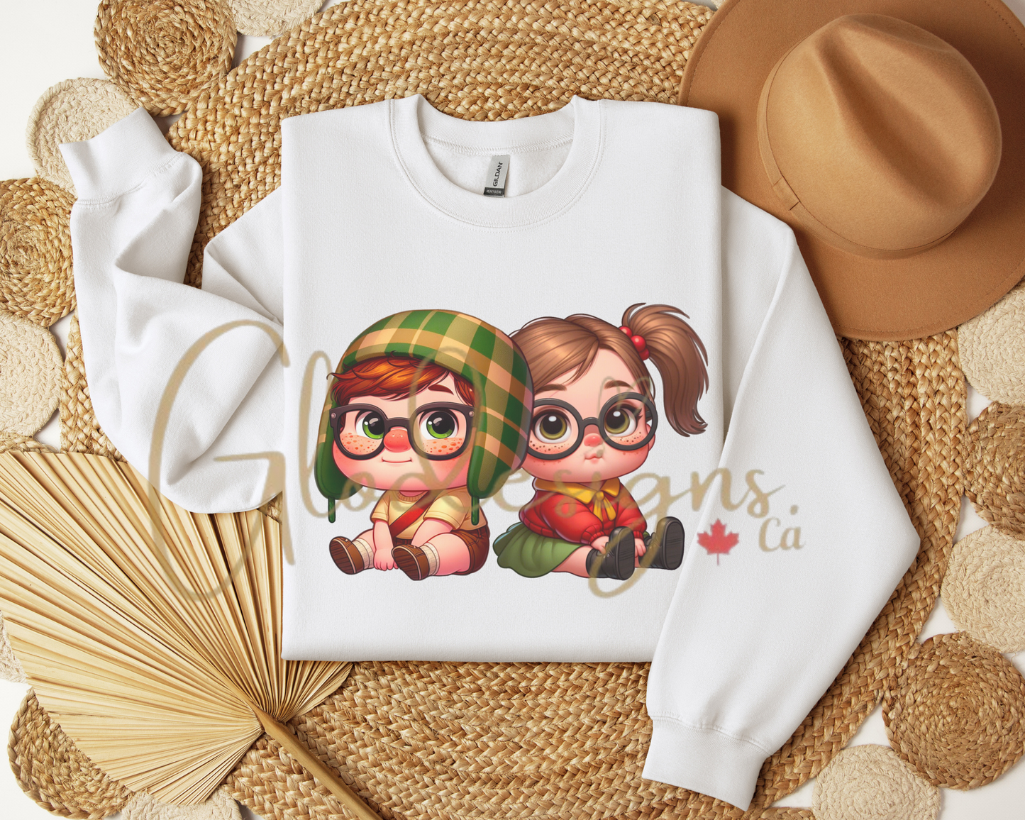 Mexican Chavito & Chilindrina Crewneck (Unisex).