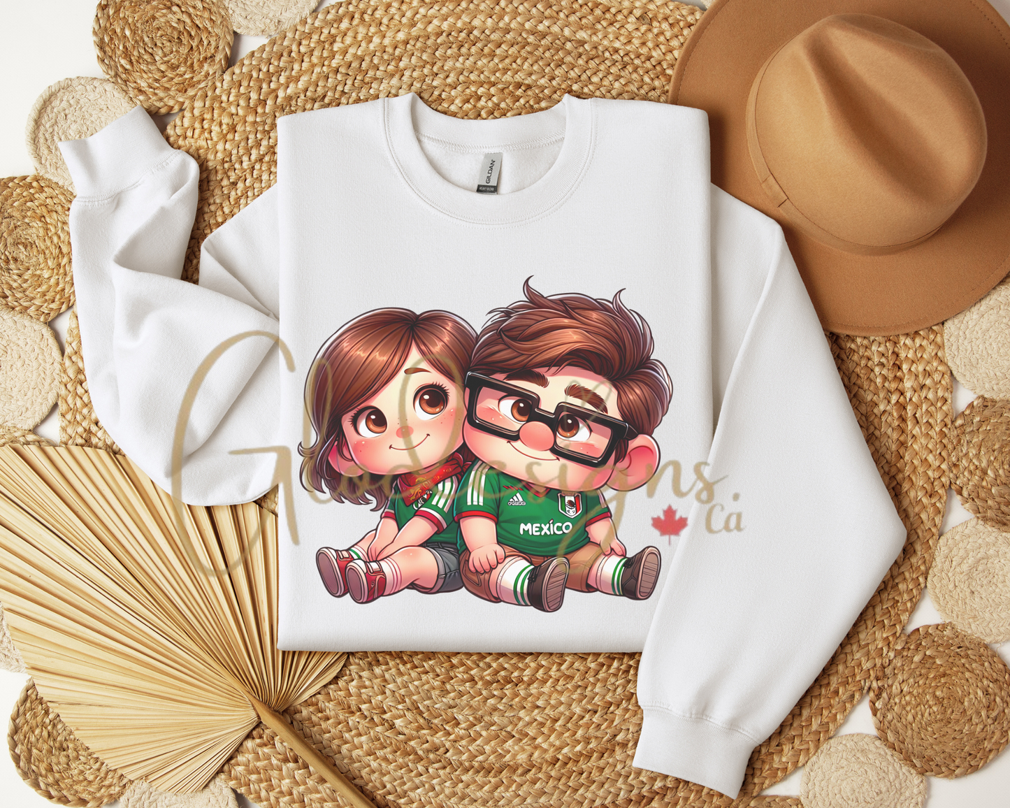 Ellie & Carl Mexican Crewneck (Unisex).
