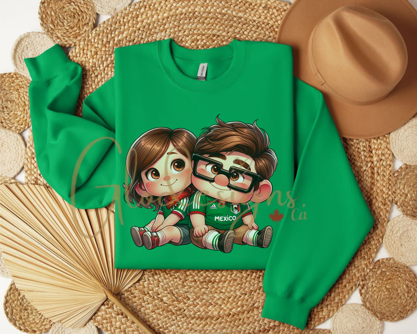 Ellie & Carl Mexican Crewneck (Unisex).