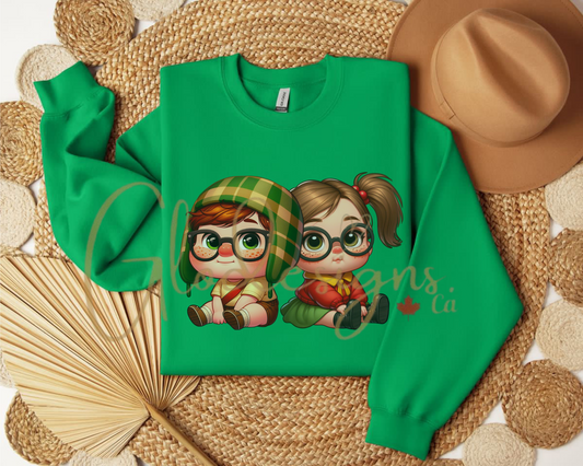 Mexican Chavito & Chilindrina Crewneck (Unisex).