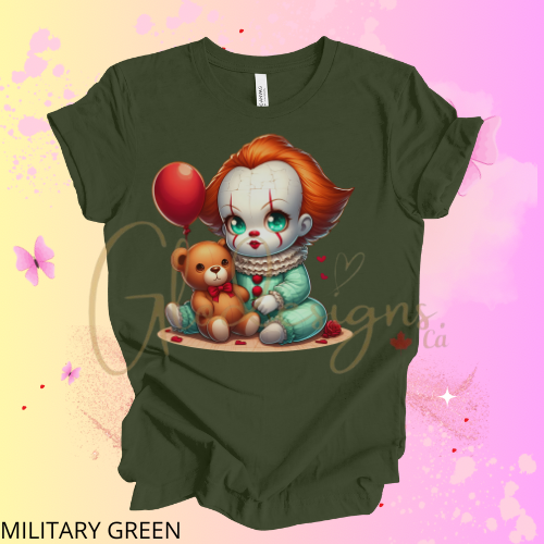 Children of the clown Pennywise Halloween 💞 T-Shirt (Unisex).