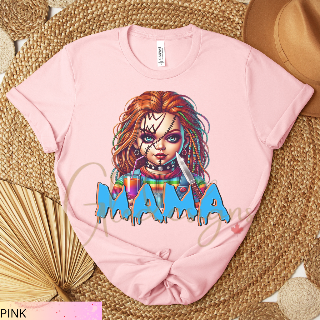 Mamá (Chucky) diabólica Halloween 💞 T-Shirt (Unisex).