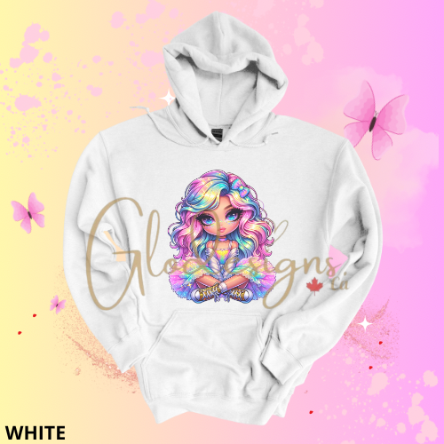 Rainbow Girl Hoodie (Unisex).