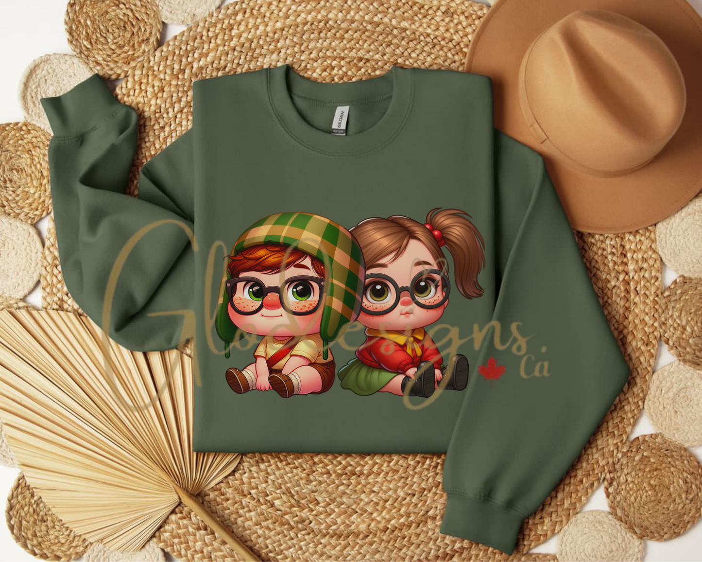 Mexican Chavito & Chilindrina Crewneck (Unisex).