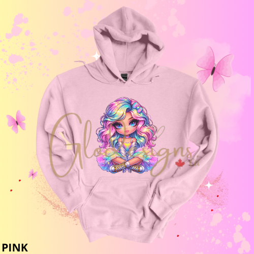 Rainbow Girl Hoodie (Unisex).