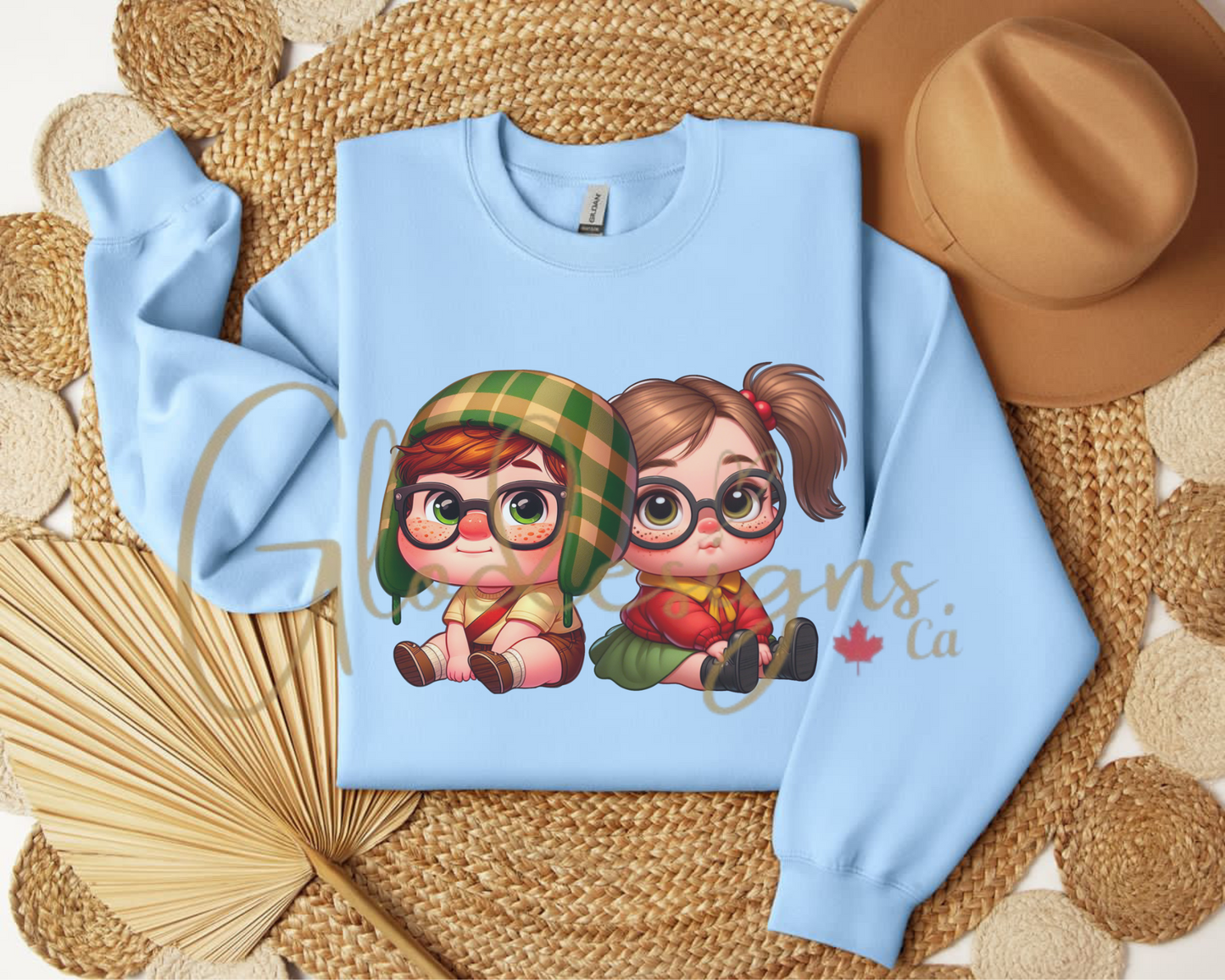 Mexican Chavito & Chilindrina Crewneck (Unisex).