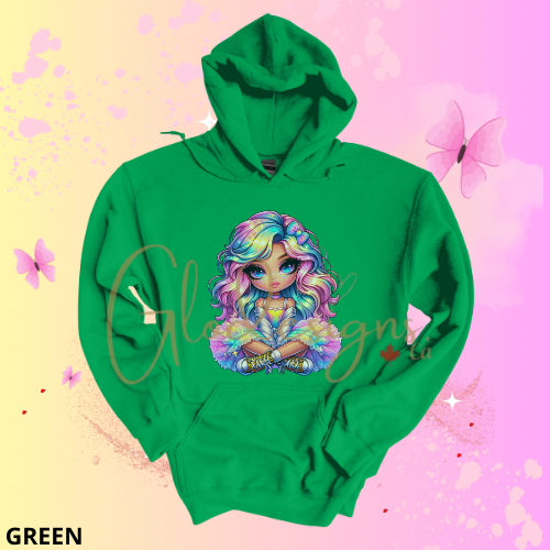 Rainbow Girl Hoodie (Unisex).