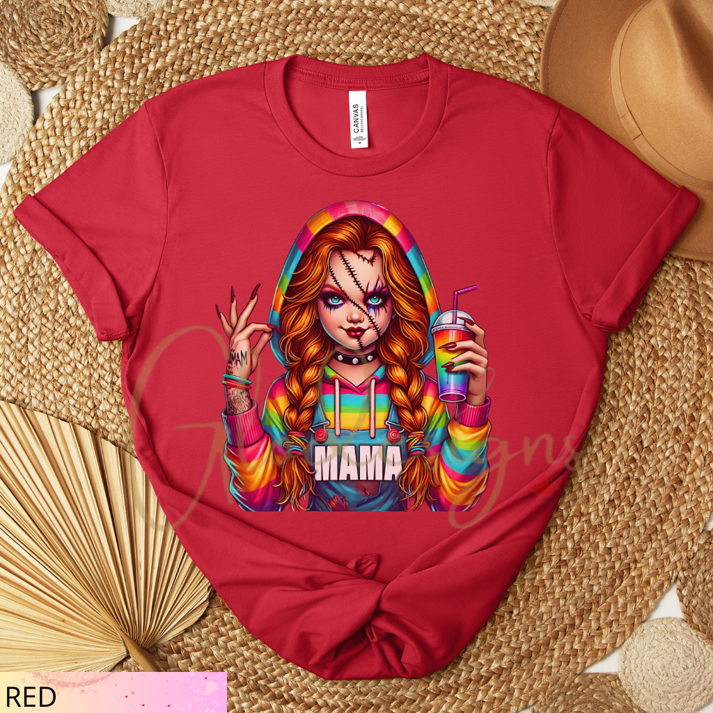 Mamá (Chucky) diabólica Halloween 💞 T-Shirt (Unisex).