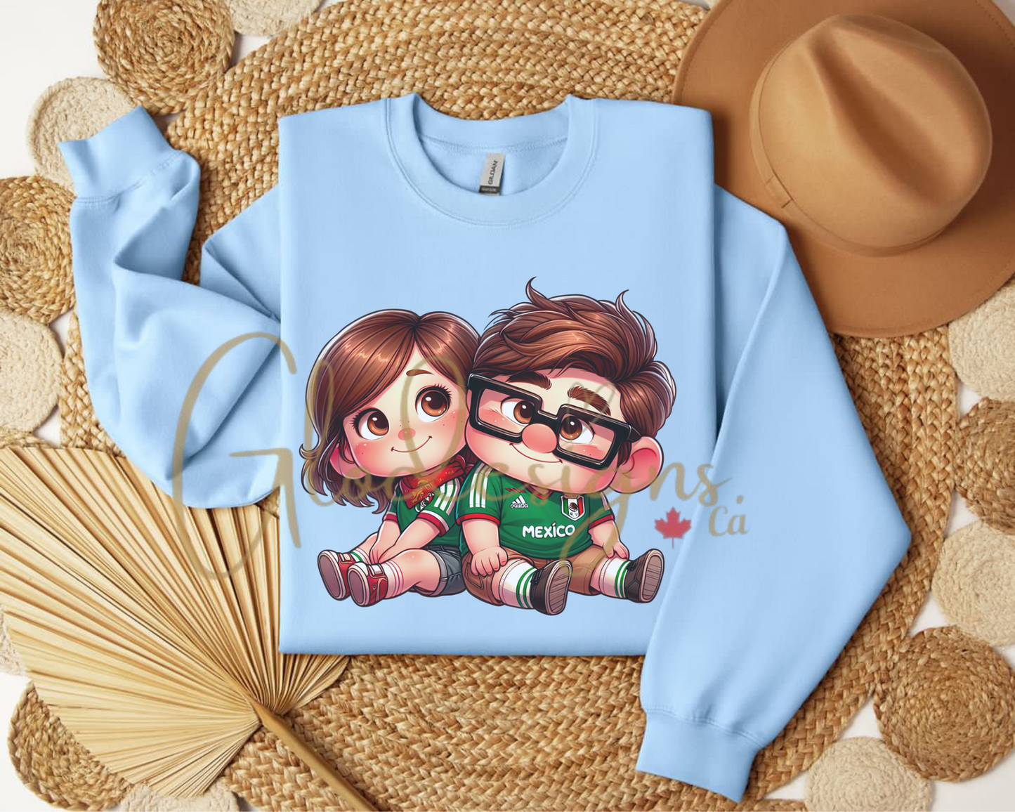Ellie & Carl Mexican Crewneck (Unisex).