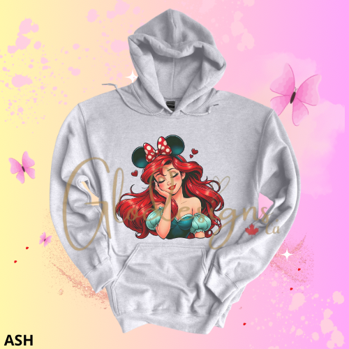 Ariel the little mermaid Hoodie (Unisex).