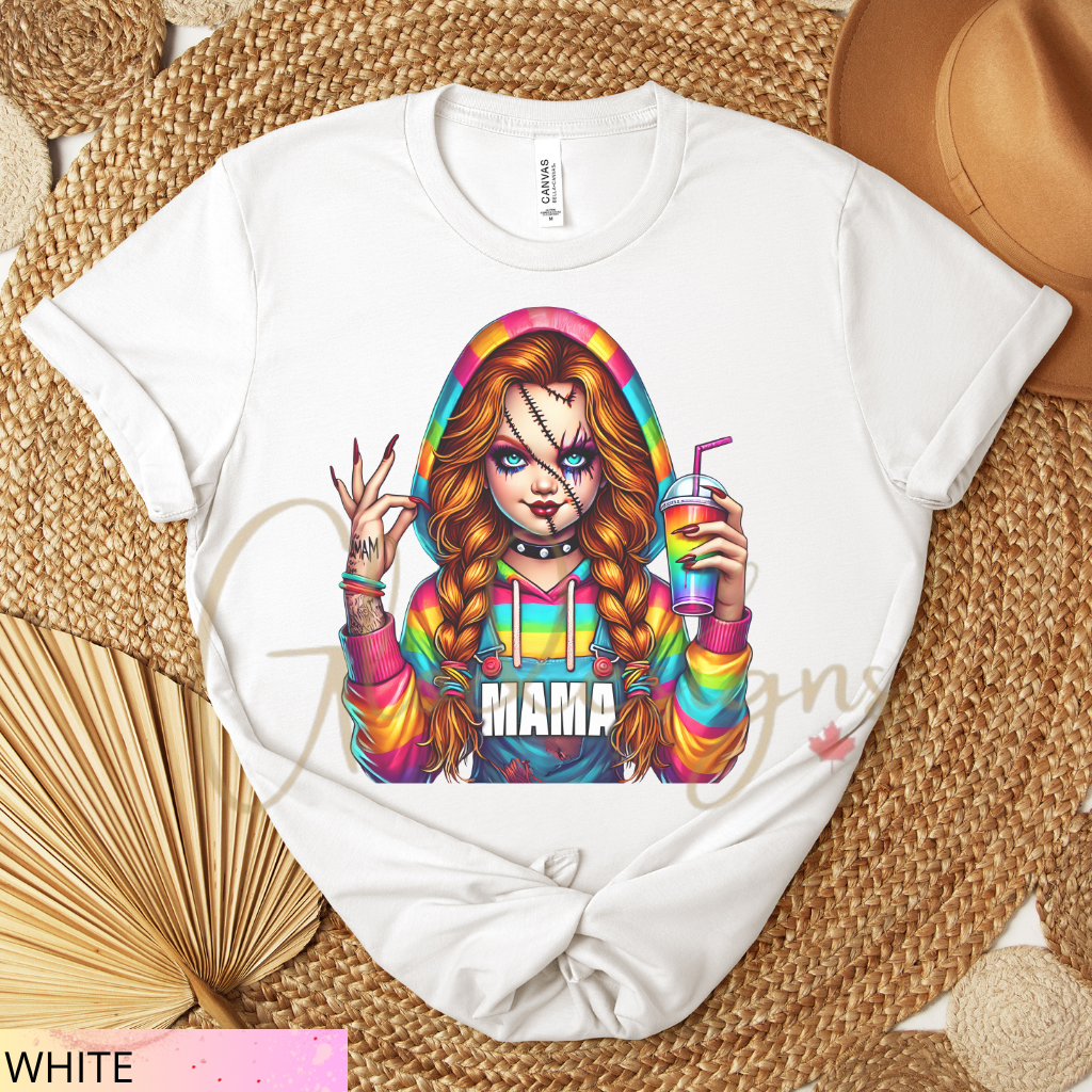 Mamá (Chucky) diabólica Halloween 💞 T-Shirt (Unisex).