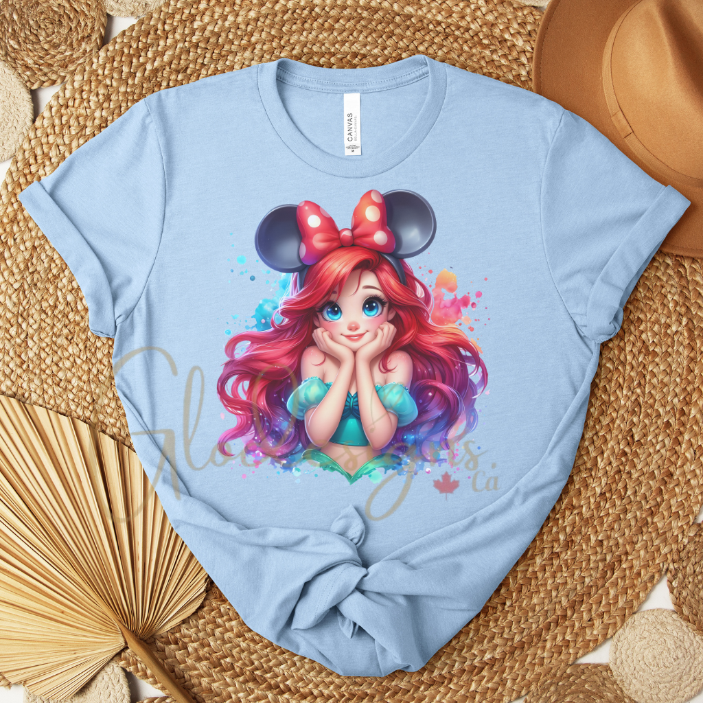 Ariel the little mermaid 💞 T-shirt (Unisex).